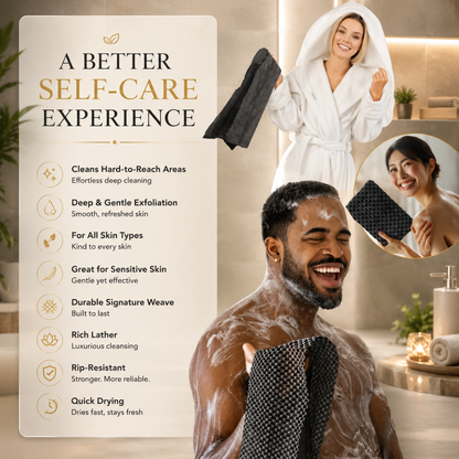 Exfoliating Antibacterial Scrub Towel