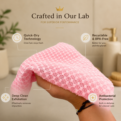 Exfoliating Antibacterial Scrub Towel